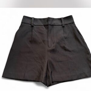 Zara Black High Waist Women Shorts